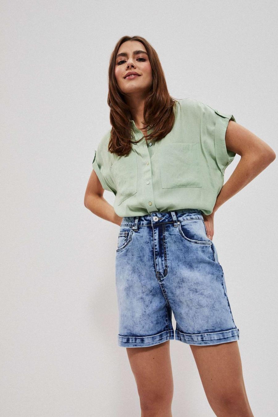 Moodo Kraťasy dámské jeans LOJD