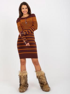 Šaty dámské LOVII žebrované