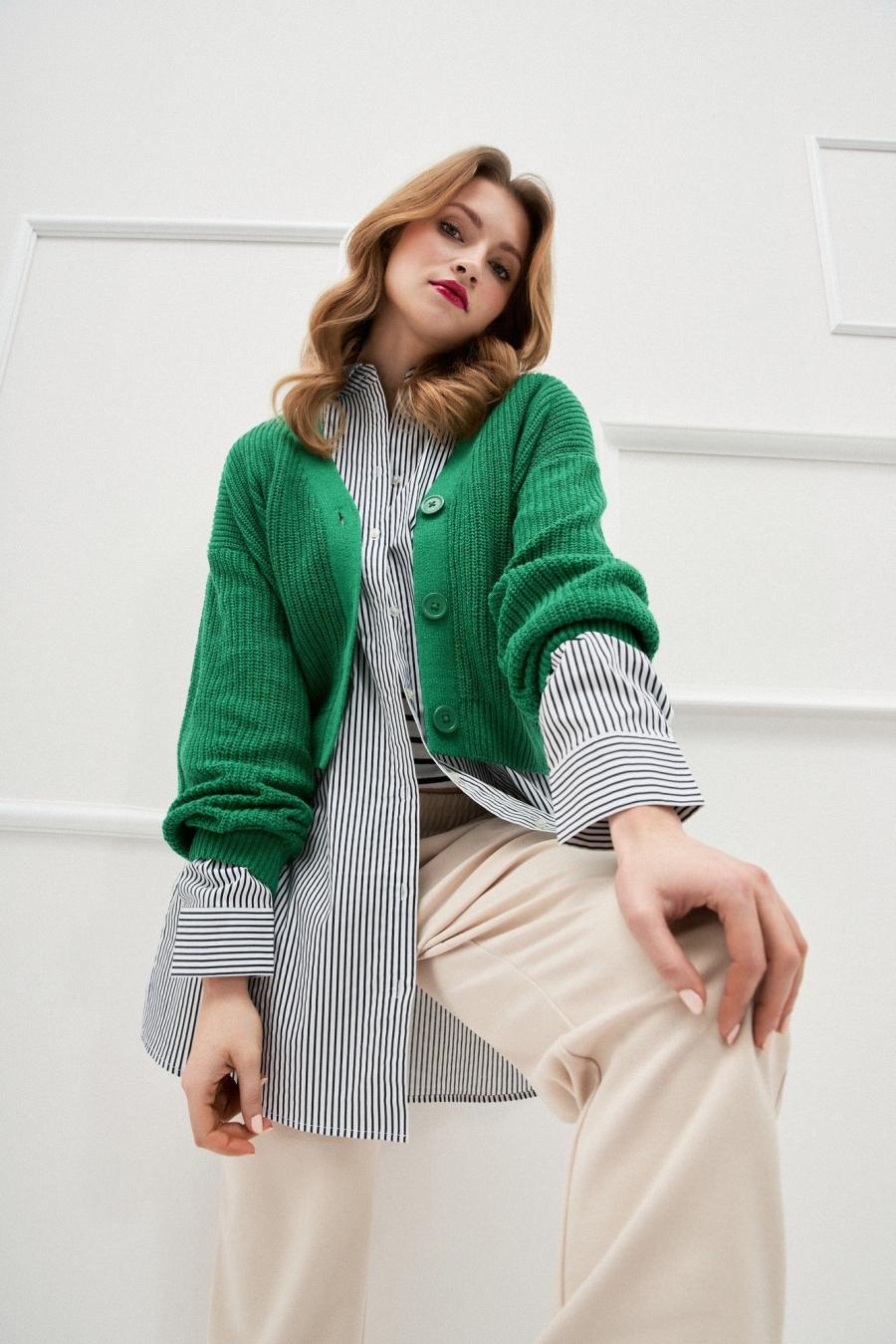 Moodo Svetr dámský kardigan JIRO