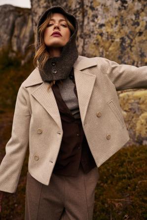 Plášť dámský krátký KORZO 