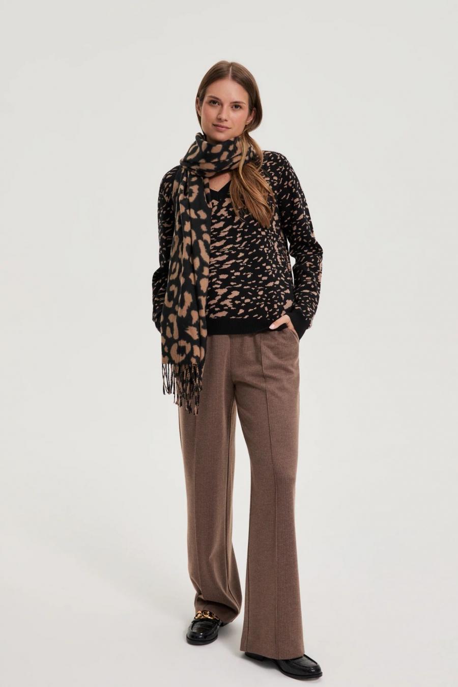 Šála dámská LEOPA III