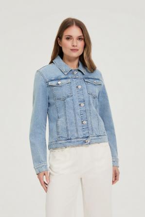Bunda jeans dámská MILAQE