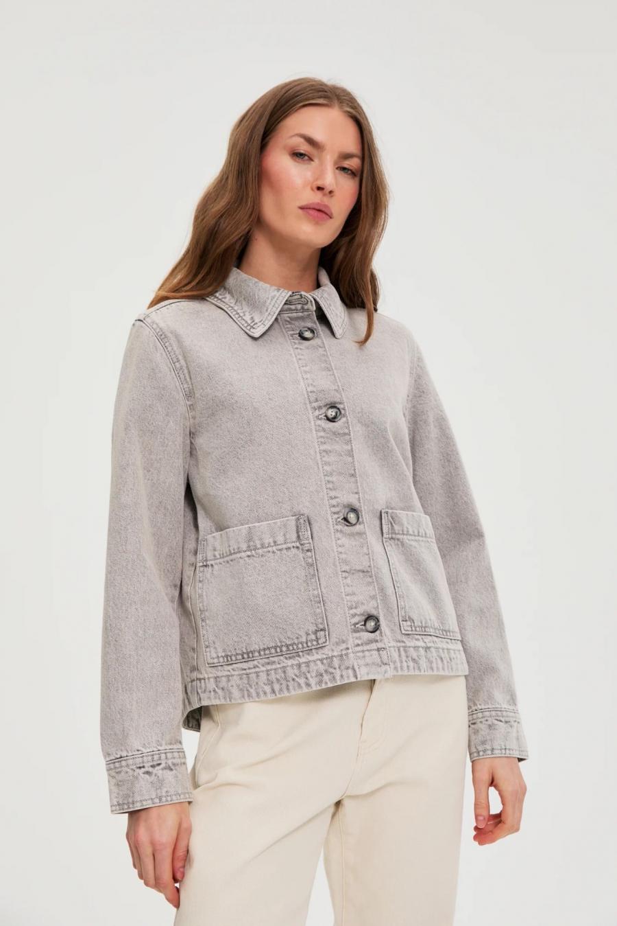 Moodo Bunda jeans dámská NERASO