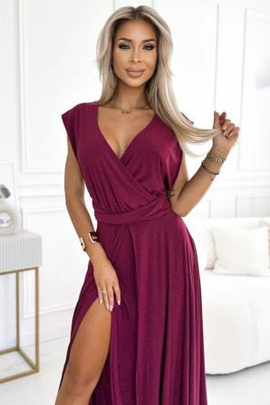 Elegantní dlouhé šaty se zavazováním na mnoho způsobů