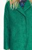 Kabát dámský vlněný v zeleném odstínu