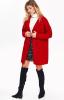 Kabát dámský vlněný v červeném odstínu