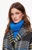 Kabát dámský károvaný s podílem vlny